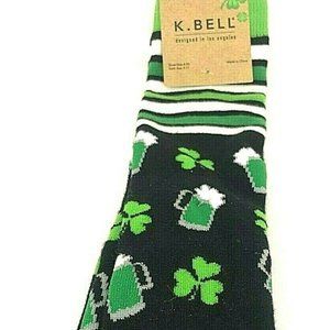St Patty Day Clovers Beer Men’s Crew Shoe Size 4-1